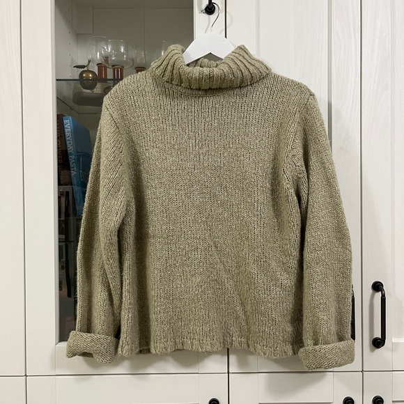 90s Oatmeal Knit Sweater - Picture 1 of 7